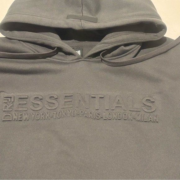 Essentials Graphite Color Hoodie - Picture 7 of 9